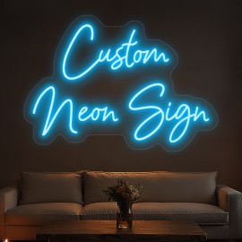 Custom Neon Sign - Personalized LED Light with USB Power, Dimmable Brightness, Neon-like Glow for Home, Bar, Cafe, Wedding, Birthday, Christmas, Halloween Decor - Easy Installation with Button Control - Perfect Gift for Businesses & Events