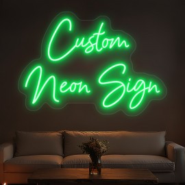 Custom Neon Sign - Personalized LED Light with USB Power, Dimmable Brightness, Neon-like Glow for Home, Bar, Cafe, Wedding, Birthday, Christmas, Halloween Decor - Easy Installation with Button Control - Perfect Gift for Businesses & Events