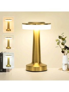 2pcs Modern Lamp with USB- Touch Dimmer & RGB Color-Changing, Adjustable Brightness, Metal Table Lamp for Bedside, Living Room, Office - Lighting with Switch Control, Compatible with Smart Devices (iPhone/iPad)