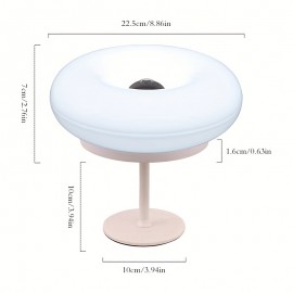 LED Table Lamp with USB Charging, 3 Color Temperature (Warm/Neutral/Cool), Touch Control, Rechargeable Battery, Modern Design, for Living Room, Bedroom, Office, Party - Ideal Gift, Bedroom Lighting, Contemporary Lighting, Ambient Lighting