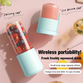 Portable Electric Juicer Blender Cup, Featuring a Wireless Rechargeable Mini Juice Blender with 6 Dual Blades, Easy to Clean, Suitable for Smoothies, Vegetables, And Fruits, Ideal for a Green And Healthy Kitchen Juicer, Bottle Blender Portable, Portable Smoothie Maker, Juicing Bottle, Juicer Machine, Blender For Kitchen, Portable/mini/mixer Blender, Smoothie Blender, Electric Mixer