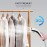 2-in-1 Standing Garment Steamer with Built-in Hanger | 30s Fast Heat-Up | 90min Continuous Steaming | Large Detachable Water Tank, Fabric Brush & Easy Mobility, by Yabano