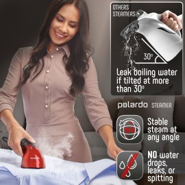 Travel Size Compact Travel Garment Steamer for Clothes to Go and Home Safe for Any Fabrics - Portable Handheld Steamer Powerful Steam Generator Iron for Clothes Best for Travel, 110V