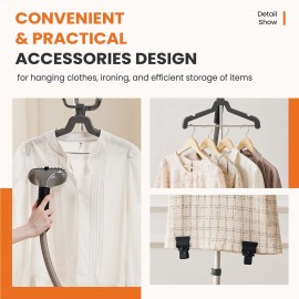 1500W Powerful Garment Steamer for Clothes Standing, Clothes Steamer Standing with Wheels, 1.7L Water Tank for 55 Min Continuous Steaming, Professional Wrinkle Remover Heats in 45 Seconds