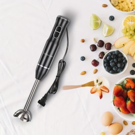 110V 400w Multifunctional Electric 2-Speed HandHeld Food Stick Blender with SUS304 2-leaf Blades, Immersion Hand Blender for Kitchen, Electric Hand Mixer for Soup Smoothie Sauces Food Milkshake Puree, Compact Kitchen Appliance, Versatile Kitchen Tool
