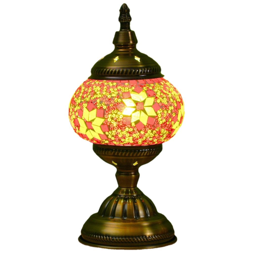 Handmade Moroccan Turkish Mosaic Table Lamp with - Glass Shade & Vintage Bronze Base - 3-Color Adjustable (/Green/Yellow) Arabic Lantern Light for Bedside, Living Room, Cafe - Bulb Included, Easy Assembly, Powder-Coated Finish, Large Table Lamp, Floor Lamps For Living Room, Table Lamp For Bedroom, Lamp Side Table, Turkish Lamp, Cordless Table Lamp, Bedside Table Lamp, Modern Table Lamp, Table Lamps For Living Room