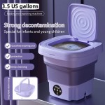 Mini Washing Machine, Folding Washing Machine, Easy To Carry And Use, Underwear And Socks Are More Healthy To Wash Separately, Good Household Appliances, Do Not Take Up Space For Business Trips, 3 Colors Are Available, 3.5 Gallon Washing Machine